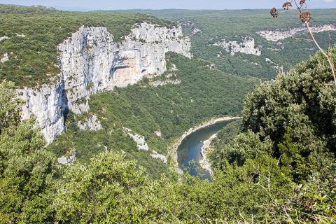 Les Gorges de l'Ardèche Par Superbass CC BY-SA 4.0 via Wikimedia Commons