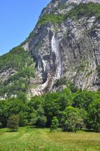 Cascade de l'Arpenaz - Massif de Sixt Passy 