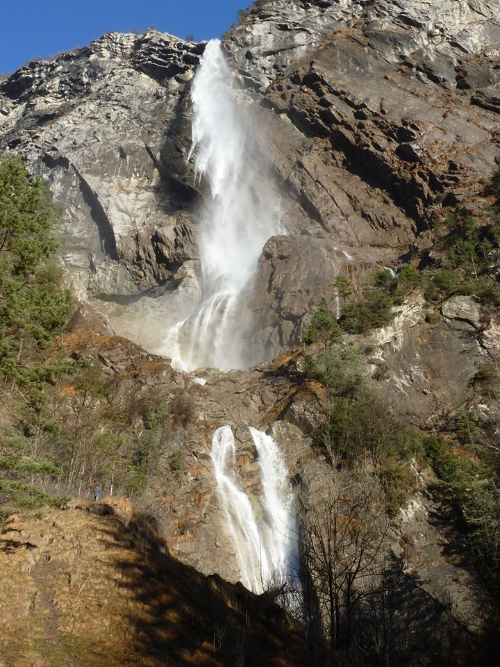 la cascade d'Arpenaz