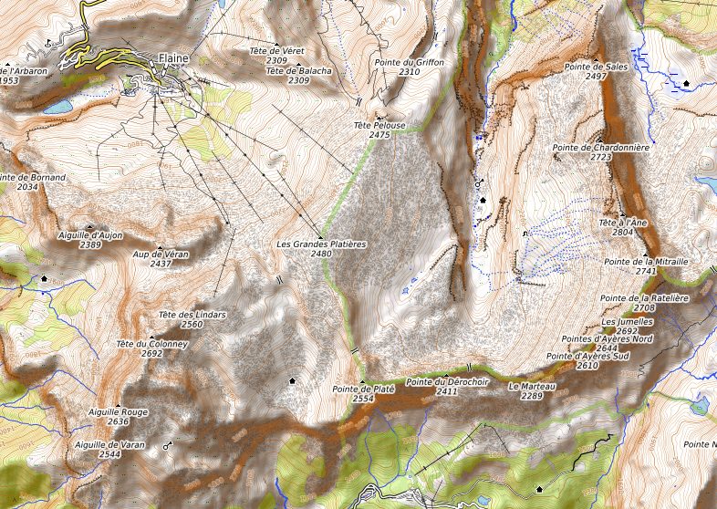 Lapiaz du désert de Platé