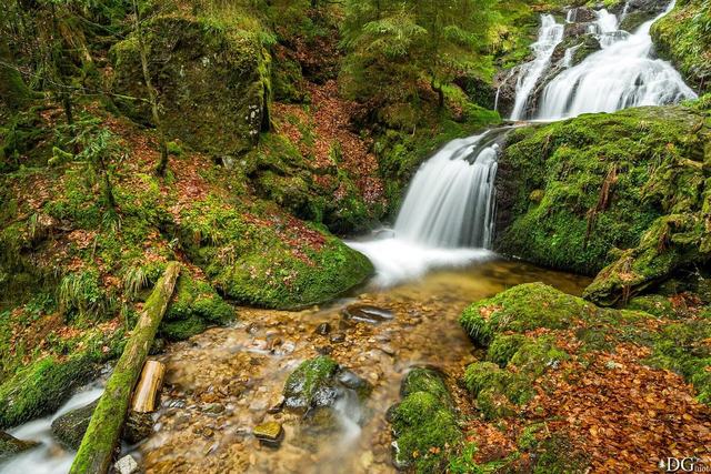 Cascade de Charlemagne à Xonrupt Longemer dans les Vosges