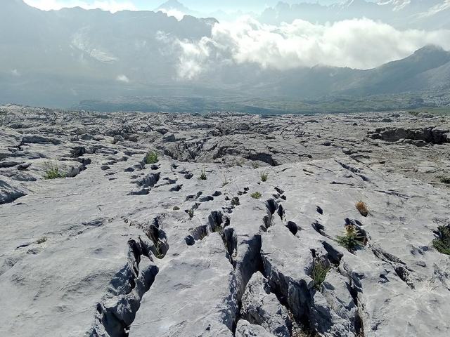 Lapiaz du désert de Platé