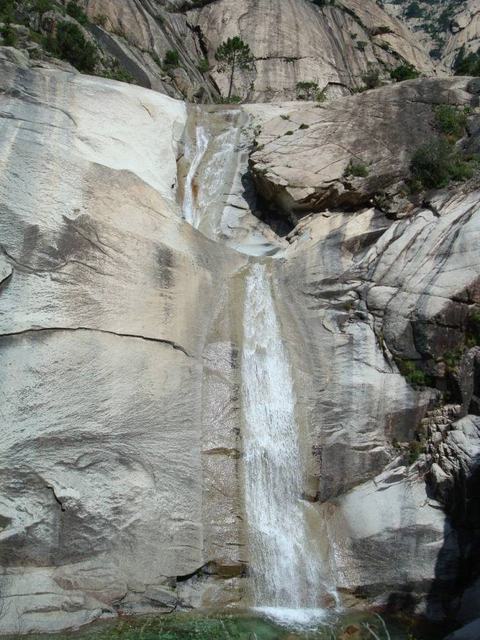 Les cascades et les piscines de Purcaraccia