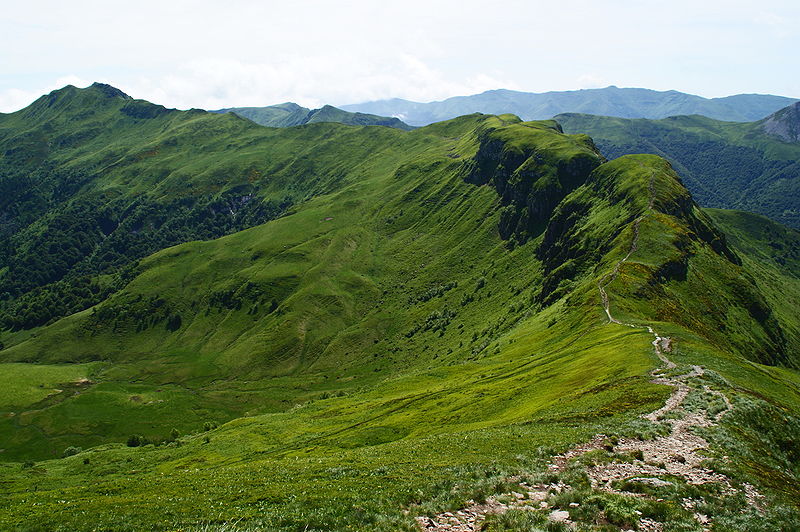 Parc naturel régional des Volcans d'Auvergne By Herbythyme via Wikimedia Commons