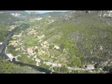 Vidéo de la Jonte et du Tarn vu du rocher de Capluc